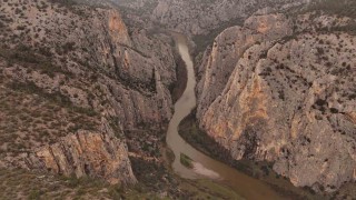 Sakarya Nehri yağmurlar sonrası havadan fotoğraflandı