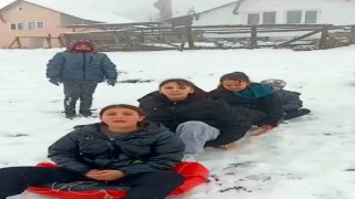 Sakaryada çocukların görülmeye değer kayak keyfi