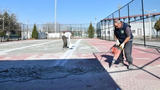 Samet Aybaba Spor Tesisleri Yenileniyor