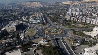 Şamın kalbi Emevi Meydanında peyzaj çalışmaları başladı