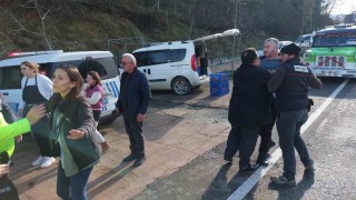Samsunda 6 kişinin yaralandığı kaza sonrası gergin anlar