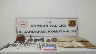 Samsunda jandarma tarihi eser ele geçirdi
