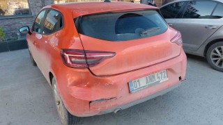 Samsunda otomobiller çarpıştı: 1 yaralı