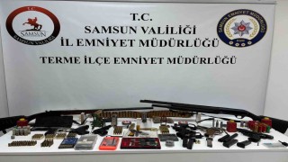 Samsunda silah operasyonu