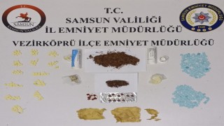 Samsunda uyuşturucuyla yakalanan 2 kişi gözaltına alındı