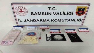 Samsunda uyuşturucuyla yakalanan şahıs gözaltına alındı