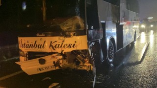Sarıyerde Kuzey Marmara Otoyolunda feci ölüm: Yola reflektör koyarken otobüs çarptı