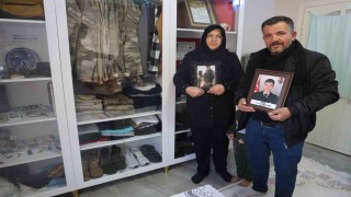 Şehidin 24 yıllık hatırası ailesi tarafından odasında yaşatılıyor