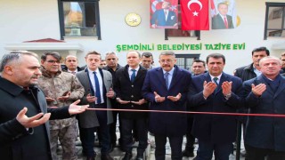 Şemdinlide taziye evi açıldı