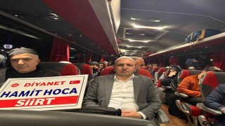 Siirtte 37 kişi dualarla umreye uğurlandı