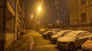 Siirtte kar yağışı başladı
