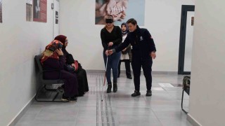 Silivri Belediyesi Beyaz Baston Haftasında farkındalık etkinliği düzenledi