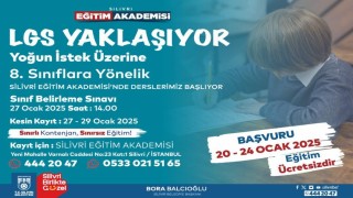 Silivri Belediyesinden ücretsiz LGS dersleri