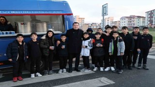 Silivride öğrencilere çorba ikram edildi