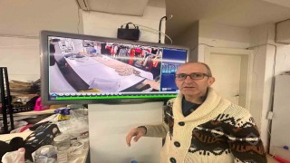 Şişlide filmleri aratmayan hırsızlık kamerada: Terzideki para dolu zarfları teker teker çaldı