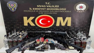 Sivasta kaçakçılık operasyonu