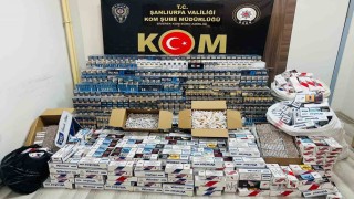 Siverekte binlerce paket kaçak sigara ele geçirildi
