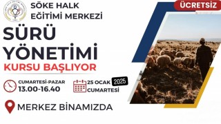Söke Halk Eğitim Merkezi Sürü Yönetimi Kursu düzenliyor