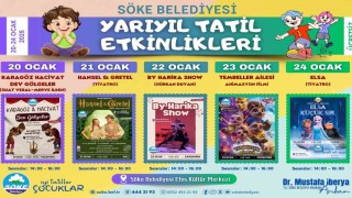 Sökede çocuklar yarıyıl tatilinde etkinliklerle buluşacak