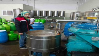 Sökede zeytinyağı işletmeleri denetlendi
