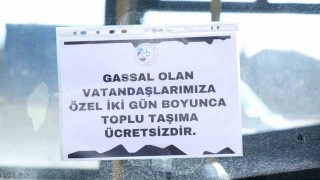 Sorgun Belediyesi, gassallar için toplu taşımayı ücretsiz yaptı