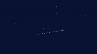 Starlink uyduları Bitlis semalarında görüldü