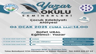 Talasın Yazar Okulu seminerlerinde bu hafta Rafet Ural konuk olacak