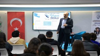 Talasın yazar okulunda bu hafta konu söyleşi oldu
