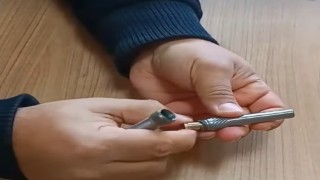 Tarsusta şüpheli şahsın üzerinden kalem tabanca çıktı