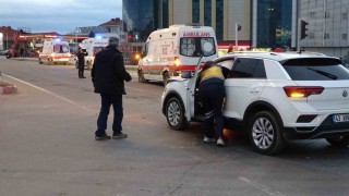 Tavşanlıda trafik kazası: 1 yaralı