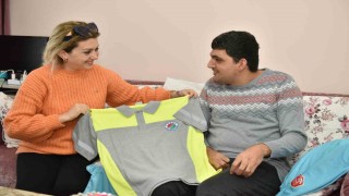 Tek hayali olan park bahçeler görevlisi kıyafetlerine kavuştu, dünyalar onun oldu