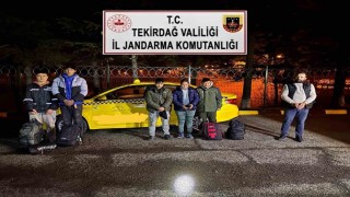 Tekirdağda düzensiz göç uygulamasında 5 göçmen ve 1 organizatör yakalandı