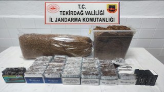 Tekirdağda kaçak tütün operasyonu