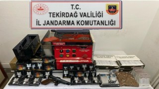 Tekirdağda kaçakçılık ve ruhsatsız silah operasyonlarında 4 kişi yakalandı