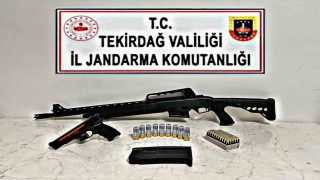 Tekirdağda silah ve uyuşturucu madde ele geçirildi