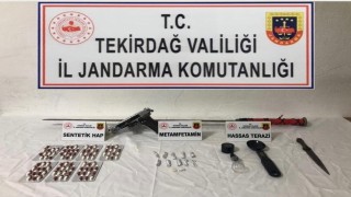 Tekirdağda uyuşturucu operasyonları