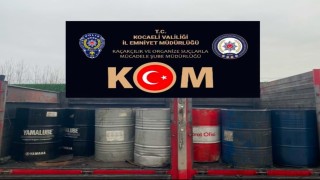 TEMde bir araçta 2 ton 550 litre kaçak akaryakıt ele geçirildi