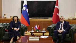 Ticaret Bakanı Bolat, Slovenya Başbakan Yardımcısı Fajon ile bir araya geldi