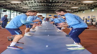 Trabzonspor salonda çalıştı
