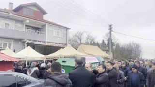 Trafik kazasında ölen 14 yaşındaki kız son yolculuğuna uğurlandı