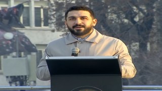 TÜGVA Başkanı Beşinci: Galata Köprüsünden haykırıyoruz, sinmiyoruz, korkmuyoruz; Filistini asla unutmuyoruz