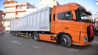 Türkeliye semi treyler hibe edildi