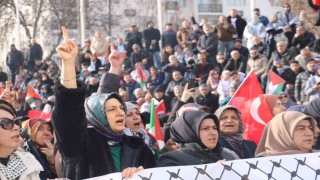 Üniversite öğrencilerinden Filistine destek
