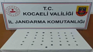 Üst aramasında 36 sikke ele geçirildi
