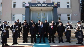 Vali Aslan jandarmadan brifing aldı