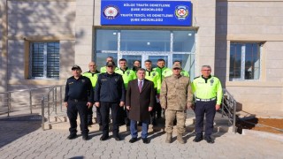 Vali Eldivan, Trafik Tescil ve Denetleme Şube Müdürlüğünün yeni binasında incelemelerde bulundu