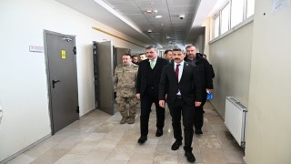 Vali Mustafa Çiftçi, Geri Gönderme Merkezinde incelemelerde bulundu