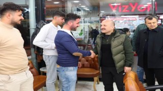 Vali Varol, çarşı esnafının sorunlarını dinledi
