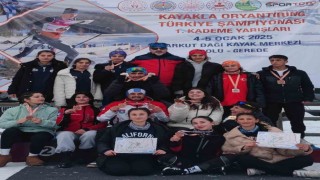 Vanlı sporcular kayakla oryantiringde 14 madalya kazandı