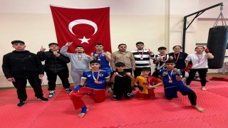 Wushu-KickBox takımından 9 altın ve 2 gümüş madalya
